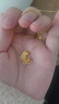 中銀億金花絲蝴蝶黃金項鏈女古法足金吊墜掛墜生日中秋節(jié)禮物送女友老婆 古法花絲蝴蝶吊墜+足金鏈-活動款【金重約5.2g】 曬單實拍圖