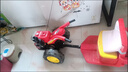 邁多熊兒童電動車拖拉機小孩玩具車2-10歲可坐人超大號手扶四輪寶寶童車 紅色：雙驅(qū)+大電瓶+皮座遙控 曬單實拍圖