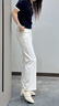 愛步（ECCO）樂福鞋女 25年新款優(yōu)雅淺口正裝單鞋粗跟高跟鞋女 型塑291903 冰白色29190301017 38 曬單實拍圖