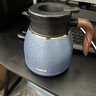 象印香港直郵象印ZOJIRUSHI陶瓷內(nèi)膽智能顯溫燜茶壺茶水分離316保溫壺 結(jié)晶藍(lán)1100ml【陶瓷內(nèi)膽】 曬單實(shí)拍圖