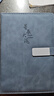 慢作 筆記本子a5筆記本會(huì )議記錄本記事本皮面日記本商務(wù)軟皮筆記本子厚學(xué)生高顏值筆記本文具可定制 【星辰大?！緼5深藍（416頁(yè)） 曬單實(shí)拍圖