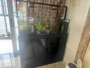 森森（SUNSUN）2025新品魚(yú)缸水族箱溪流缸底過(guò)濾超白玻璃南美原生缸生態(tài)魚(yú)缸 升級款經(jīng)典黑(帶顯示屏，爆藻燈) 靠墻款長(cháng)119*寬48*缸高40/柜高85cm 曬單實(shí)拍圖