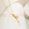 周六福金福葫蘆吊墜S925銀項(xiàng)鏈碎冰冰七夕情人節(jié)禮物D0615917 40+5cm 曬單實(shí)拍圖
