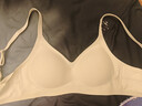 芝歌貓無(wú)痕孕婦內衣女聚攏懷孕期固定杯胸罩大碼無(wú)鋼圈文胸防下垂掌托新 奶白【單件-掌托全固定】 M -建議90-105斤或34/75AB 曬單實(shí)拍圖