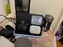 aresh無線充電器四合一多功能時鐘鬧鐘小夜燈適用華為手機耳機底座watch4 pro gt4非凡大師手表支架 黑色四合一 配充電頭套裝【適用于華為手表】 曬單實拍圖