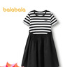 巴拉巴拉女童裙子兒童連衣裙2025夏裝中大童假兩件甜美時(shí)尚208225111012 曬單實(shí)拍圖