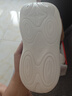 特步（XTEP）爪爪拖鞋女2024夏季新款厚底增高涼拖鞋休閑女鞋戶(hù)外沙灘鞋女 帆白/黑 36 曬單實(shí)拍圖