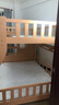 果咖兒全實木上下床兒童床男孩女孩高低床子母床雙層床小戶型上下床 爬梯款 上床寬115  下床寬135 曬單實拍圖