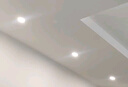 正泰（CHNT）led筒燈嵌入式薄天花燈客廳燈吊頂桶燈過道孔燈節(jié)能高顯色防眩 【10只裝 4W】白色正白光丨全塑丨Ra>80  【開孔7.5-8.5】 曬單實(shí)拍圖