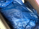JAJALIN一次性防雨鞋套【50只裝】?jì)和扇送ㄓ梅浪晏旒雍裼暄ラL(cháng)高筒 曬單實(shí)拍圖