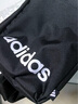 adidas健身斜挎運動(dòng)包男女阿迪達斯官方JE8341 黑色/白色   NS 曬單實(shí)拍圖