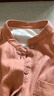 無(wú)印良品（MUJI）女式 法蘭絨 立領(lǐng)長(cháng)袖襯衫 女士襯衣外套 25年秋季 女裝 煙熏橙色 S (155/80A) 曬單實(shí)拍圖