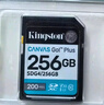 金士頓（Kingston）256GB SD存儲卡 U3 V30 相機內(nèi)存卡 高速sd卡大卡 4K超高清拍攝 讀速200MB/s 寫速160MB/s 曬單實拍圖
