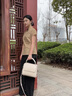 BUGATTI包包女包奢侈品牌2025新款女士單肩斜挎七夕情人節(jié)禮物送女友老婆 米白色 曬單實(shí)拍圖