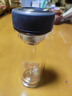 慕馨（moosen）玻璃杯水杯子泡茶杯商務(wù)辦公防摔隔熱定制印LOGO便攜耐高溫 【摔碎終生保賠】黑色300ml 曬單實(shí)拍圖