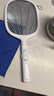 雅格(YAGE)電蚊拍防基孔肯雅熱充電式家用強(qiáng)力滅蚊拍紫光誘蚊滅蚊燈 曬單實(shí)拍圖