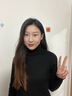 一體絨毛衣女加絨加厚針織打底衫秋冬新款修身內搭保暖洋氣上衣 黑色 加絨 【中領(lǐng)款一體絨】 L 【建議100~110斤】 曬單實(shí)拍圖