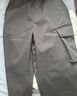 駱駝（CAMEL）休閑戶外登山褲男防潑水直筒工裝褲 J14CA6L6645 幻影黑 XXL 曬單實拍圖
