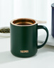 膳魔師（THERMOS）保溫杯400ml帶茶濾男女泡茶咖啡杯中秋國慶節禮物TEMC-400入夜棕 曬單實(shí)拍圖