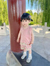迪士尼寶寶女童國風(fēng)套裝2025新款夏季兒童新中式馬甲背心短褲寶寶兩件套唐裝 粉色唐裝 90 建議80-90cm1歲-1歲半 曬單實(shí)拍圖