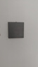 公牛（BULL）開關(guān)插座G57蝶翼超薄系列二開雙控開關(guān)大面板開關(guān)G57K212遠(yuǎn)山灰 曬單實拍圖
