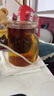雅集筑茗玻璃茶杯茶水分離玻璃杯帶蓋帶玻璃內(nèi)膽辦公家用耐熱泡茶杯 曬單實(shí)拍圖