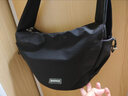 回力單肩包男2025新款斜挎包大容量餃子包女休閑通勤學(xué)生情侶運動(dòng)挎包 黑色 曬單實(shí)拍圖