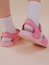 阿迪達斯（adidas）兒童涼鞋夏季男女大小童沙灘鞋  IH3634粉/白  曬單實(shí)拍圖