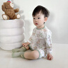 煦凜日本寶寶夏季睡袋紗布透氣嬰兒睡袋薄款睡衣幼兒竹棉涼感睡覺神器 【小兔與鹿】涼感竹棉 73cm【建議身高：73-80cm】 曬單實(shí)拍圖
