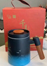上新了文創(chuàng) 故宮泡茶杯 陶瓷茶水分離杯文創(chuàng)禮品送爸爸生日禮物 祥瑞380ml（藍(lán)色） 曬單實(shí)拍圖