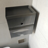 妃馳衛(wèi)生間廁紙盒防水免打孔廁所壁掛紙巾盒馬桶邊抽卷紙收納置物架灰 鎢鋼灰+雙層【曬圖返五】 曬單實(shí)拍圖