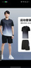 步銳特（BURUITE）運動(dòng)套裝男夏季健身衣服速干短袖T恤籃球羽毛球訓練短褲跑步裝備 曬單實(shí)拍圖