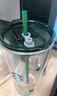 星巴克夏新品綠葉隨享冷飲吸管玻璃杯雙飲口桌面咖啡飲料節(jié)日送禮 450ml 綠葉隨享玻璃杯 450ml 1只 曬單實(shí)拍圖