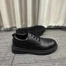 花花公子皮鞋男士2026春夏季新款透氣商務(wù)休閑德比真皮英倫正裝皮鞋子男鞋 黑色3105 41 曬單實(shí)拍圖