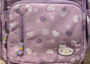 凱蒂貓（hellokitty）小學(xué)生休閑書(shū)包女生大容量?jì)和p肩輕便減負背包一三到五六年級 SK93150淺紫小號【1-3年級】 曬單實(shí)拍圖