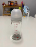 貝親（Pigeon）玻璃奶瓶寬口徑防脹氣240ml M號奶嘴 3月+ AA187  曬單實拍圖