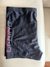 李寧（LI-NING）泳褲男士專業(yè)抗氯平角速干不貼身溫泉度假游泳褲 031-1黑色/紅 XL 曬單實(shí)拍圖