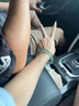 禮盼藍水瑪瑙玉髓玉鐲子手鐲冰種翡翠色手鐲女油青綠瑪瑙鐲子七夕禮物 56mm圈口體重95-105斤 （精美禮盒） 曬單實(shí)拍圖