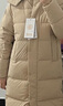 波司登（BOSIDENG）冬季羽絨服女款中長款脫卸帽加厚新國標(biāo)90絨商場同款外套 半糖卡其7A34 M 165/88A 體重約120-140斤 曬單實拍圖
