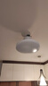 美的（Midea）風(fēng)扇燈餐廳吊扇燈led臥室燈隱形扇葉遙控三防燈具熟睡風(fēng)包安裝 曬單實(shí)拍圖
