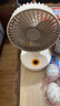賽億風寶充電定時USB小風扇空氣循環(huán)風扇臺掛電風扇戶外便攜輕音換氣搖頭扇床頭辦公室桌面扇4000毫安 曬單實拍圖