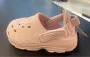 阿迪達斯 （adidas）女小童時(shí)尚運動(dòng)休閑洞洞鞋沙灘鞋JS3732 珊瑚粉  28  曬單實(shí)拍圖