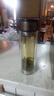 【?京東物流配送】高硼硅雙層玻璃杯大容量泡茶杯水杯子茶水分離 【雙層加厚】茶杯 350ml 1只 曬單實(shí)拍圖