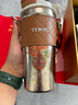 特美刻（TOMIC）聯(lián)名鈦杯朱炳仁銅純鈦保溫杯女士便攜咖啡杯實(shí)用教師節(jié)七夕節(jié)禮物 曬單實(shí)拍圖