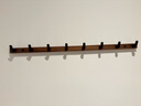 胡桃木掛鉤試衣間免打孔入戶(hù)門(mén)后掛衣架墻上壁掛玄關(guān)衣服帽掛衣鉤 【L型鉤】黑胡桃木-加厚八鉤 曬單實(shí)拍圖