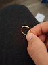 中國黃金（CHINA GOLD）黃金戒指女足金莫比烏斯環(huán)光面素圈戒指生日禮物送女友老婆 13號【甄選禮盒】 0.5g 曬單實(shí)拍圖