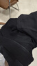 杰克·瓊斯（JACK&JONES）25年男裝秋季夾克男士拉鏈翻領(lǐng)短款外套男黑色針織休閑長袖上衣 E43純黑色 S （170） 曬單實拍圖