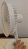 SOLOVE素樂質(zhì)造F5桌面小風(fēng)扇空氣循環(huán)扇usb充電小型便攜宿舍辦公室戶外露營臺式搖頭空調(diào)伴侶大風(fēng)力 白 曬單實(shí)拍圖