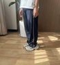 LEEREDPOI春秋夏季校服褲子男女衛(wèi)褲一條杠小學(xué)生初中高中運動褲校褲冬加絨 藏青色一道杠-不加絨 L -約105-115斤可穿 曬單實拍圖