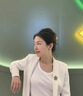 Eternelle法國永恒之綻胸針時(shí)尚精致小巧配飾百搭領(lǐng)針開(kāi)衫扣胸花 水墨綠色 曬單實(shí)拍圖